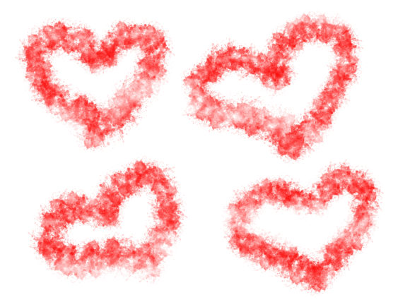 Heart Love Watercolor Illustrations for Small Business Branding
