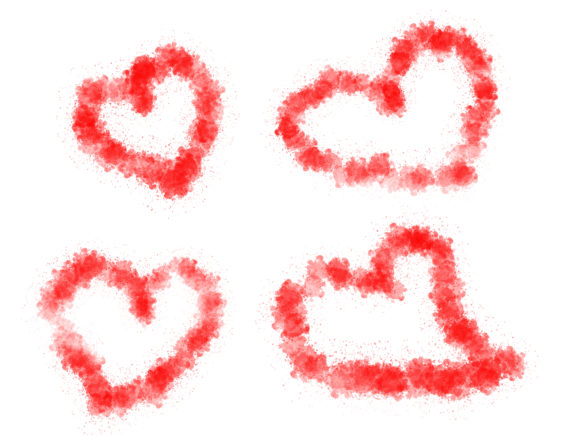 Love Heart Watercolor Illustrations: A Versatile Graphic Design Asset for Crafters