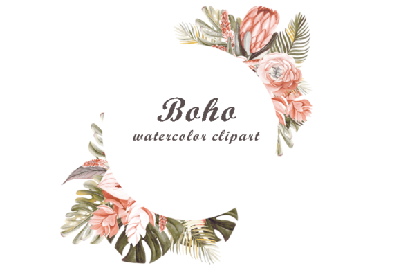 Watercolor Boho Clipart Collection Review for Real Crafting