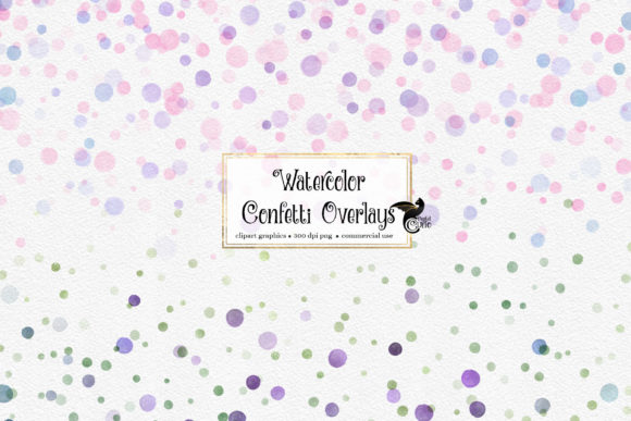 Watercolor Confetti Clip Art: A Practical Illustration for Digital Sellers