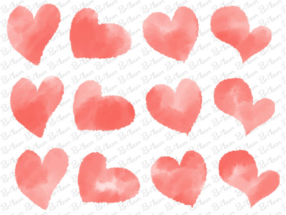 Watercolor Love Heart: A Versatile Illustration for Creative Branding
