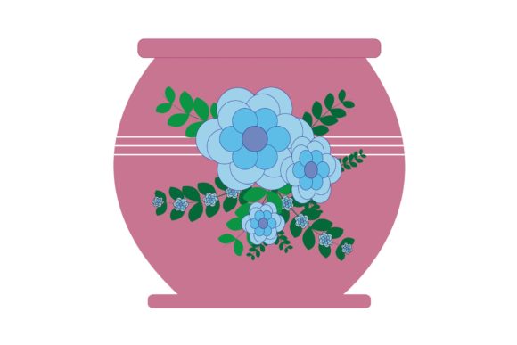 Watercolor Vase Flowers Pink: A Review for Digital Product Creators