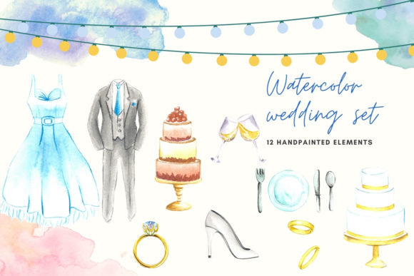 Watercolor Wedding Invitation Elements: A Designer’s Perspective on Illustrations for Branding
